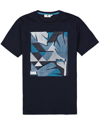 Garcia Kurzarmshirt men`s T-shirt ss - Blau