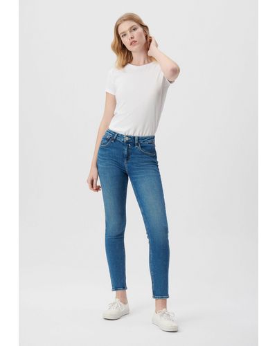 Mavi Fit- // Label-Detail Modell "Sophie" Slim Skinny Jeans - Blau