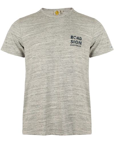 ROADSIGN australia T-Shirt Road (1-tlg) aus 100% Baumwolle und Print - Grau