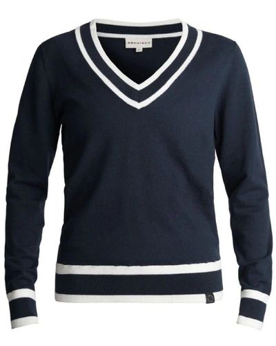 Röhnisch Ö Trainingspullover Röhnisch Annie Sweater Pullover Navy - Blau