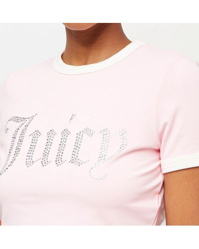 Juicy Couture Tanktop Contrast Tyra T Tank Top - Weiß