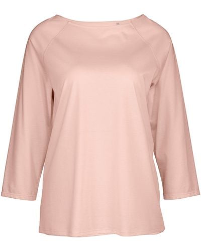 CALIDA Langarmshirt Favourites (1-tlg) - Pink