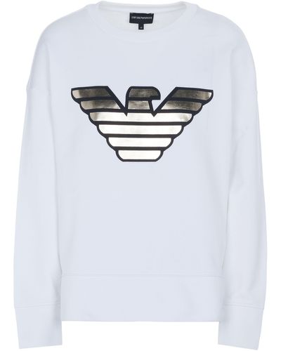 Emporio Armani Sweater Pullover weiss - Grau