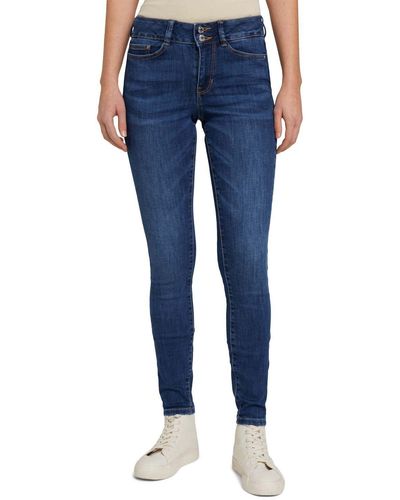 Tom Tailor Skinny-fit-Jeans NELA mit Stretch - Blau