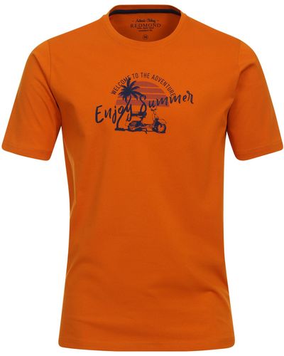 Redmond T-Shirt Druck - Orange