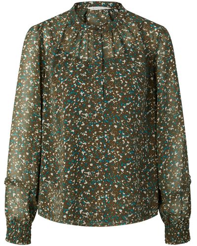 Tom Tailor Jeanshemd blouse chiffon - Grün