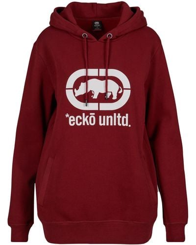 Ecko' Unltd Sweater Base Hoody (1-tlg) - Rot