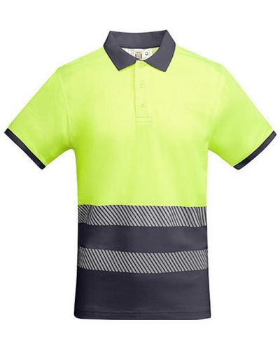 Roly Warnschutz-Shirt Atrio Shortsleeve Poloshirt - Grün