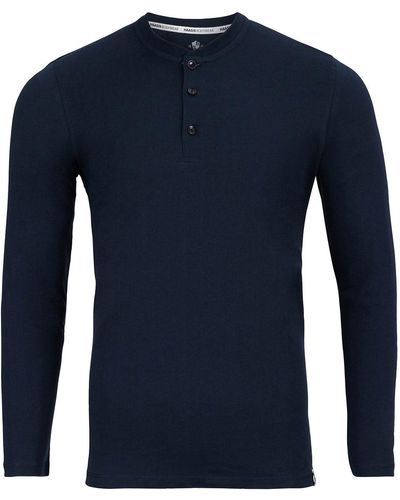 HAASIS Bodywear 1919 Shirt / Arm Bio-Cotton (Stück, 1-tlg) hohe Markenqualität - Blau