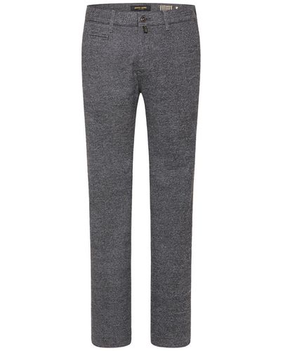 Pierre Cardin 5-Pocket-Jeans LYON mixed dark grey chino 33747 4793.82 - Grau