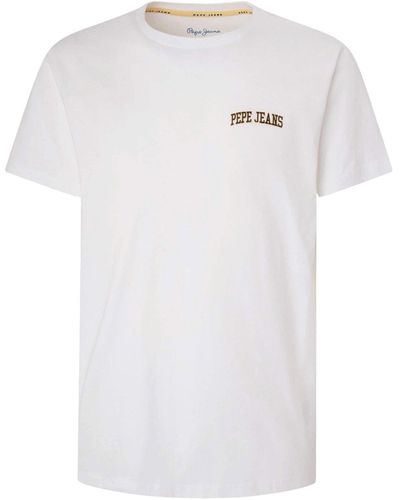 Pepe Jeans T-Shirt RONSON (1-tlg) - Weiß