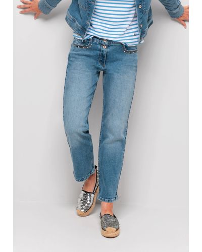 Bianca 5-Pocket-Jeans DENVER - Blau