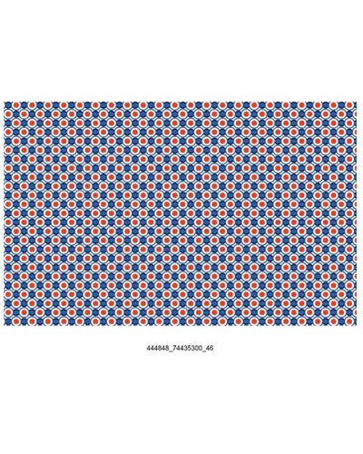 Brax Kurzarmhemd Dan P (44-4848) Minimalprint - Blau