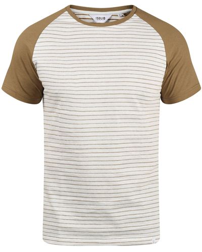 Solid Rundhalsshirt SDSten T-Shirt - Weiß