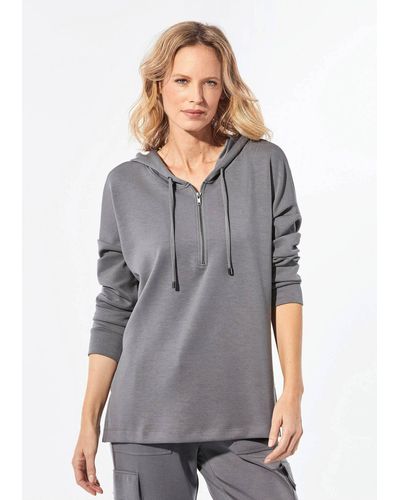 Cable & Gauge T-Shirt Sweatshirt - Grau