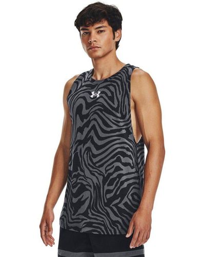 Under Armour ® T-Shirt UA Baseline Printed Tank - Schwarz