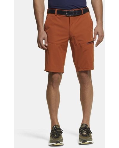 Meyer Shorts B-Arran mit Shirt-Stopper - Orange