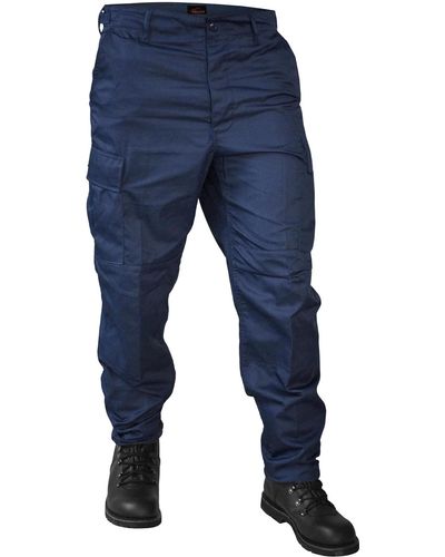 normani Rangerhose Trooper US Cargohose BDU Feldhose Freizeithose Outdoorhose - Blau