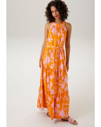 Aniston CASUAL Sommerkleid - Orange