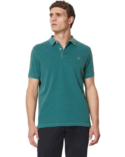 Marc O' Polo Poloshirt aus Organic Cotton-Stretch - Grün