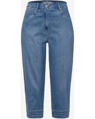 RAPHAELA by BRAX Regular-fit-Jeans CAREN CAPRI S - Blau