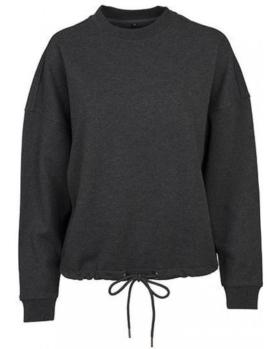 Build Your Brand Sweatshirt Oversize Crewneck - Schwarz