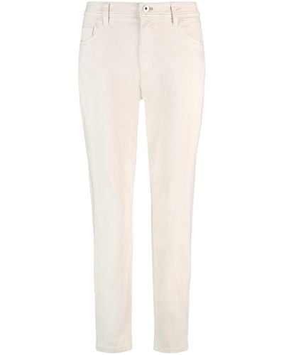 Taifun Fit- HOSE JEANS LANG - Weiß