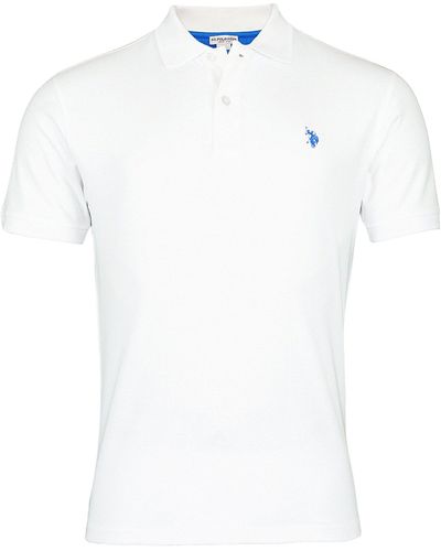 U.S. POLO ASSN. Shortsleeve Basic Poloshirt (1-tlg) - Weiß