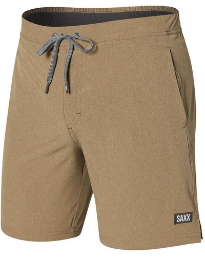 Saxx Underwear Co. M Sport 2 Life 2n1 Short Shorts - Natur