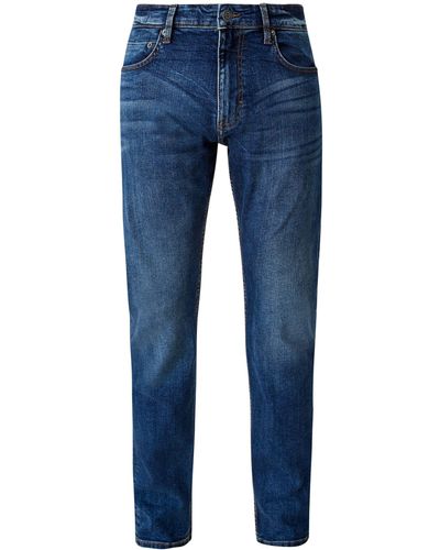 S.oliver 5-- Hose Slim Jeans im Five-Pocket-Style - Blau
