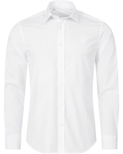 Indumentum Businesshemd Hemd Slim Fit H-272 - Weiß