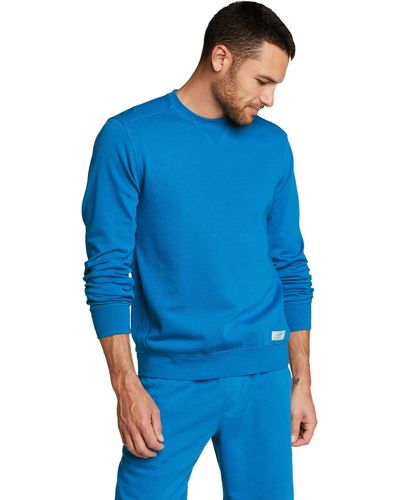 Eddie Bauer Sweatshirt Camp Fleece rundhals ultrasoft - Blau