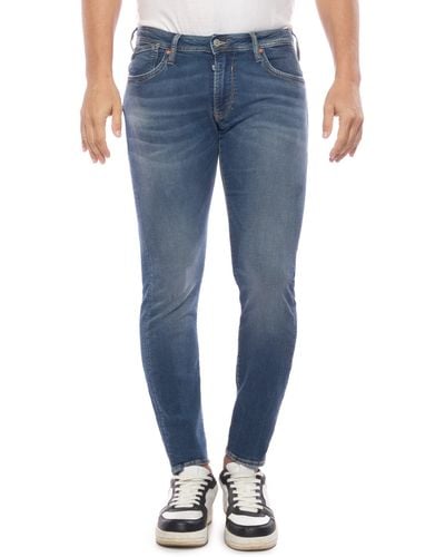 Le Temps Des Cerises Slim-fit-Jeans Im klassischen Design - Blau