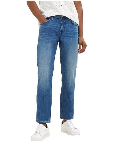 Tom Tailor 5-Pocket-Jeans grau (1-tlg) - Blau