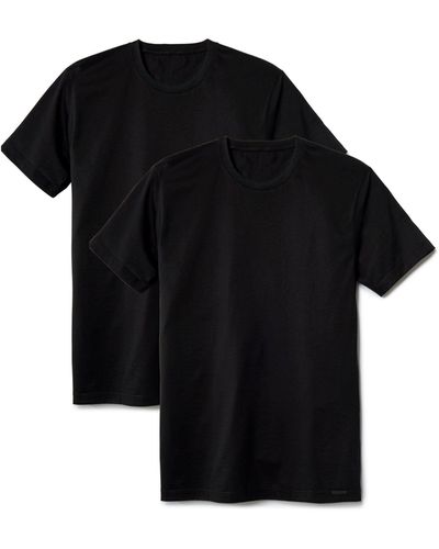 CALIDA T-Shirt (2-tlg) - Schwarz