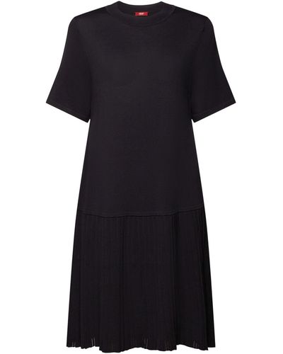 esprit plissiertes kleid