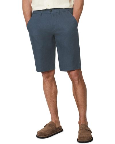 Marc O' Polo Shorts aus reinem Leinen - Blau