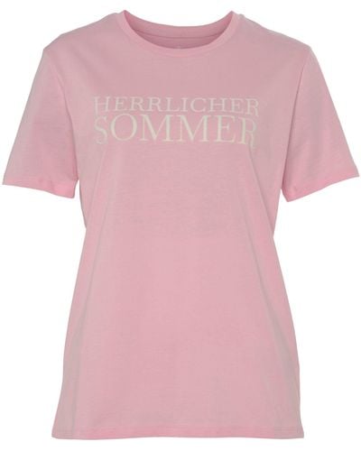 Herrlicher T-Shirt CAMBER - Pink