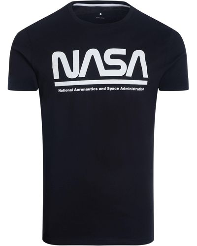 NASA T-Shirt schwarz