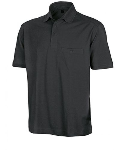Result Headwear Poloshirt Apex Polo Shirt / Strapazierfähig aus Mischgewebe - Schwarz