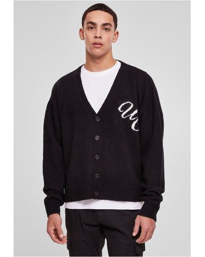 Urban Classics Hoodie Initials Cardigan - Schwarz