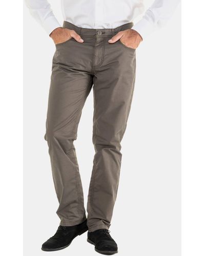 JP1880 Jeans 5-Pocket Hose elastischer Bund Regular Fit - Grau