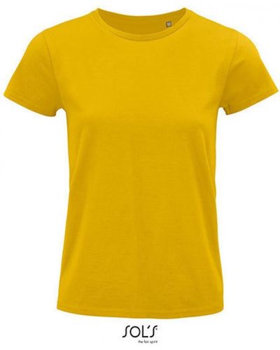 Sol's Rundhalsshirt , Pioneer Women T-Shirt, Jersey 175 - Gelb