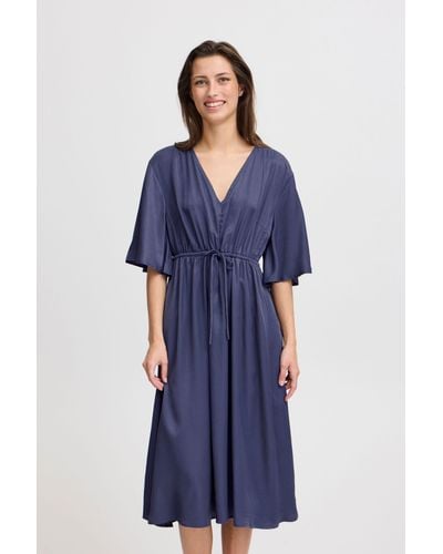 B.Young A-Linien-Kleid BYITILDA DRESS - Blau