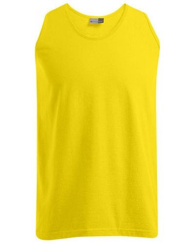 Promodoro Tanktop Men ́s Athletic Tank Top T-Shirt - Gelb