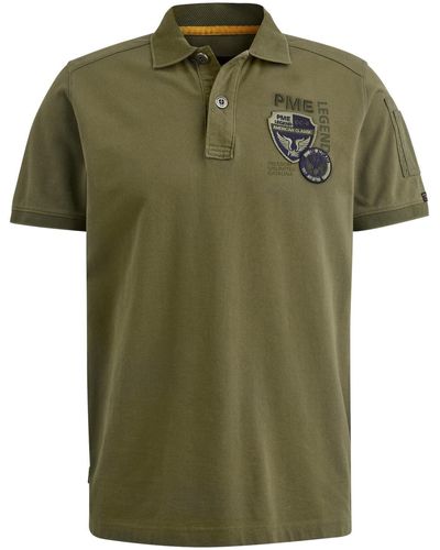 PME LEGEND T-Shirt Short sleeve polo pique - Grün