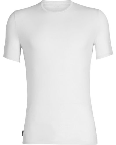 Icebreaker Anatomica Crewe T-Shirt - Weiß