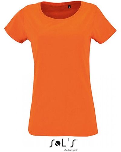 Sol's Rundhalsshirt Short Sleeved T-Shirt Milo - Orange
