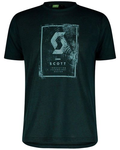 Scott Defined Dri T-Shirt mit großem Print auf der Brust - Grün