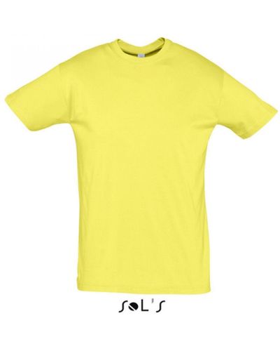 Sol's Rundhalsshirt Regent 150 T-Shirt - Gelb